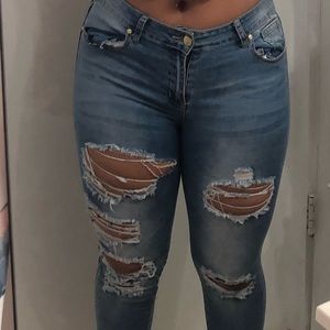 Distressed Buzz jeans